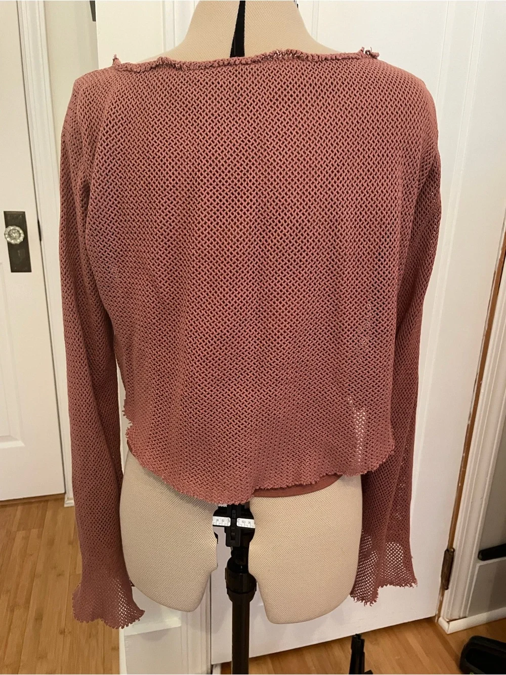 Free People Beau Mesh Layering Blouse Top